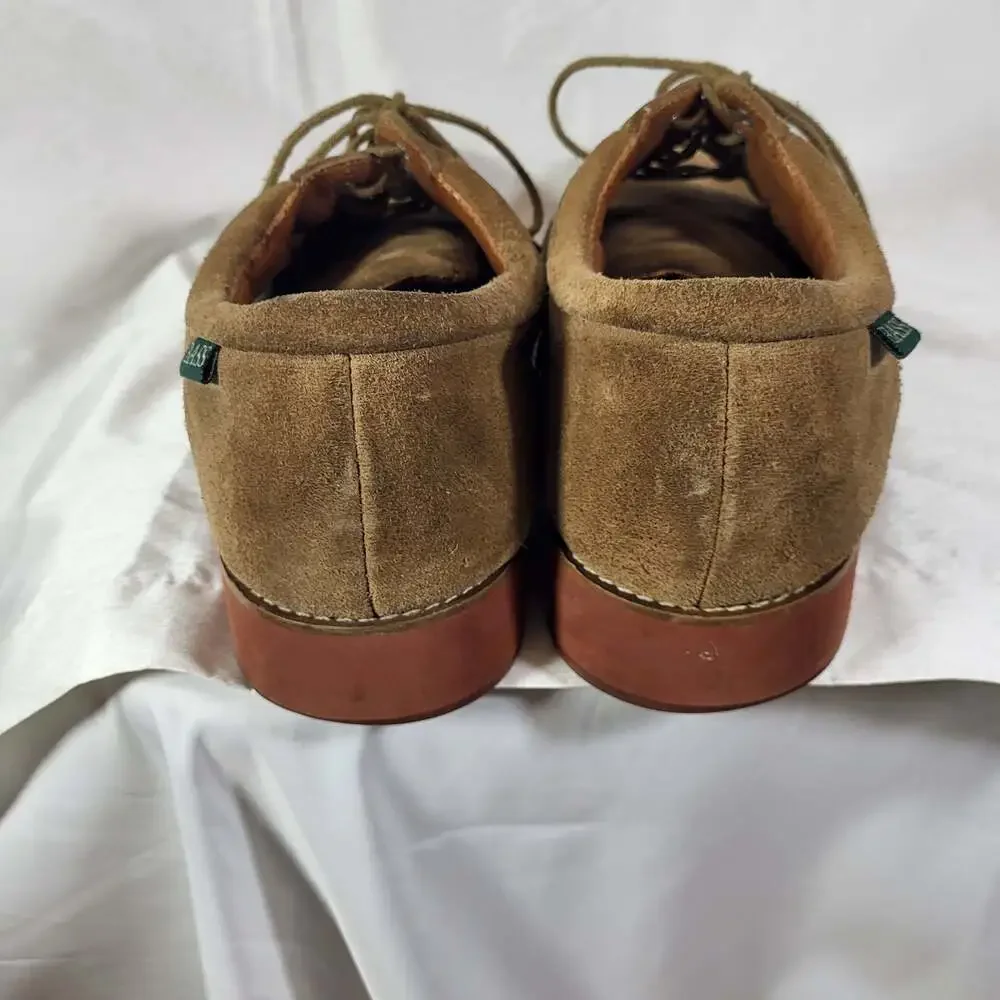 G.H. Bass & Co. Elwyn Suede Leather Lace-Up Oxford Shoes, size 14
